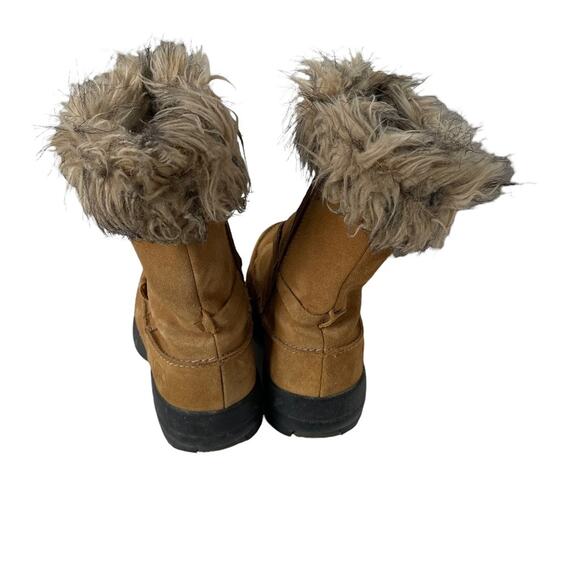 Sorel Northern Lite Tall Snow Boot Waterproof Suede Faux Fur Brown 8 EUC - Picture 6 of 12